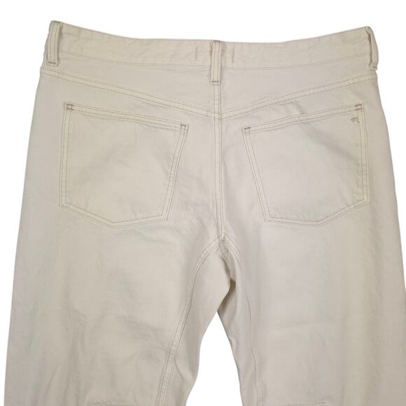Madewell The Darted Barrel Leg Jean Vintage Canvas Cream - Picture 6 of 10
